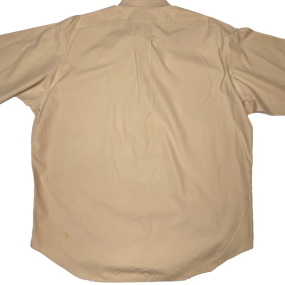 Gold * Polo Ralph Lauren BLAKE Fit Long Sleeve Button Down Shirt - Sz XL - Picture 5 of 6